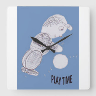 Horloge murale Playtime Square