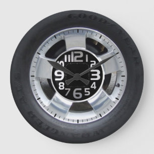 horloge murale pneu et jante