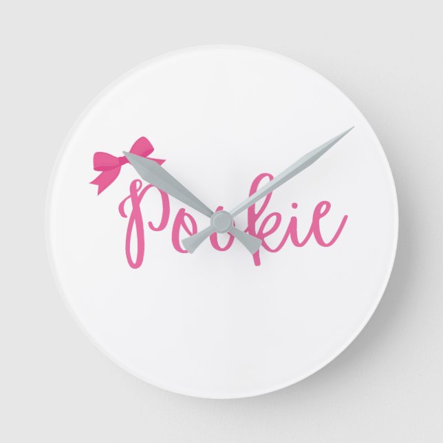 Horloge murale "Pookie" mignonne (Recto)