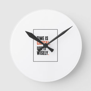 Horloge murale pour bureau à domicile pour investi