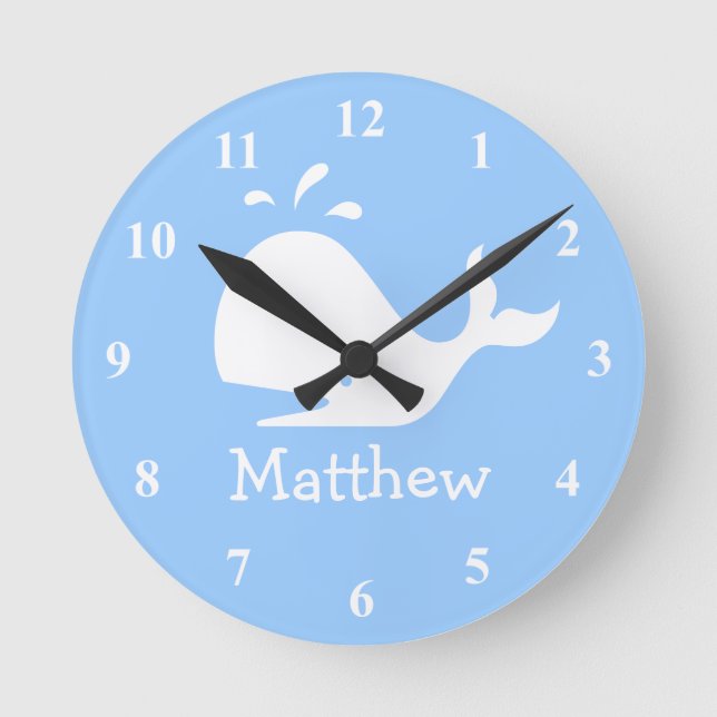 Horloge murale pour enfants avec joli dessin animé (Recto)
