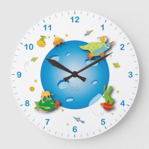 horloge murale pour la pièce d'enfants