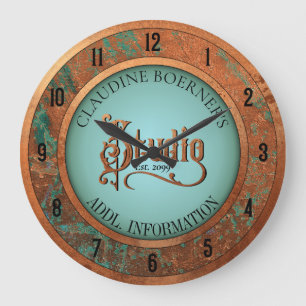 Horloge murale pour studio de loisirs créatifs de
