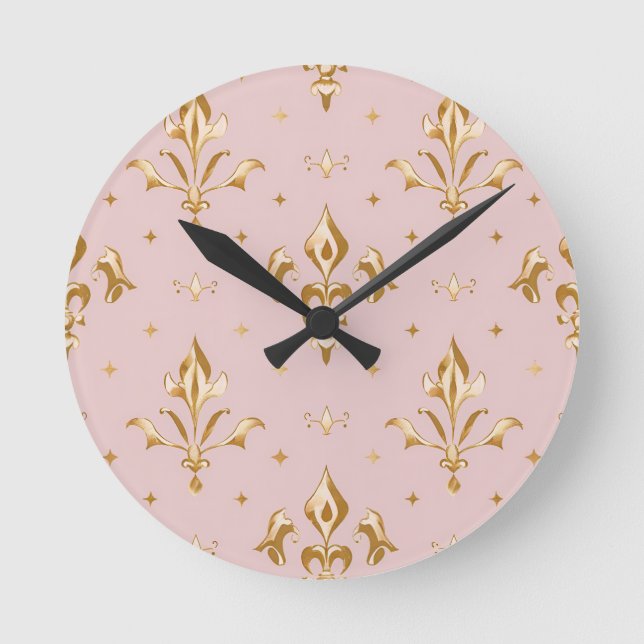 Horloge murale Regal Blush (Recto)