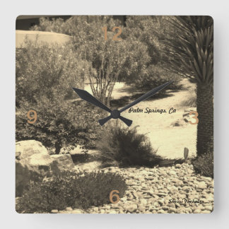 Horloge murale, Ressorts Palm, Ca