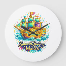 Horloge murale Richesse de navigation fluide