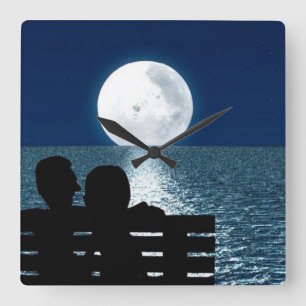 Horloge murale romantique