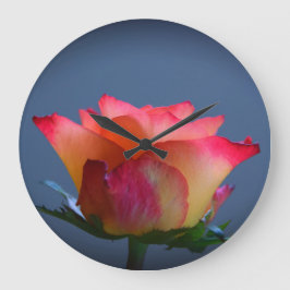 Horloge murale rose