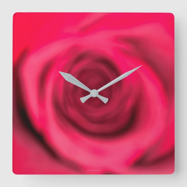 Horloge murale rose (Recto)
