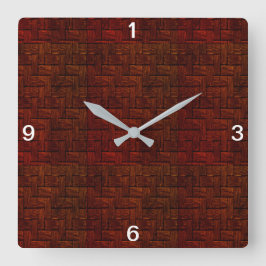 Horloge murale rouge Disturbia