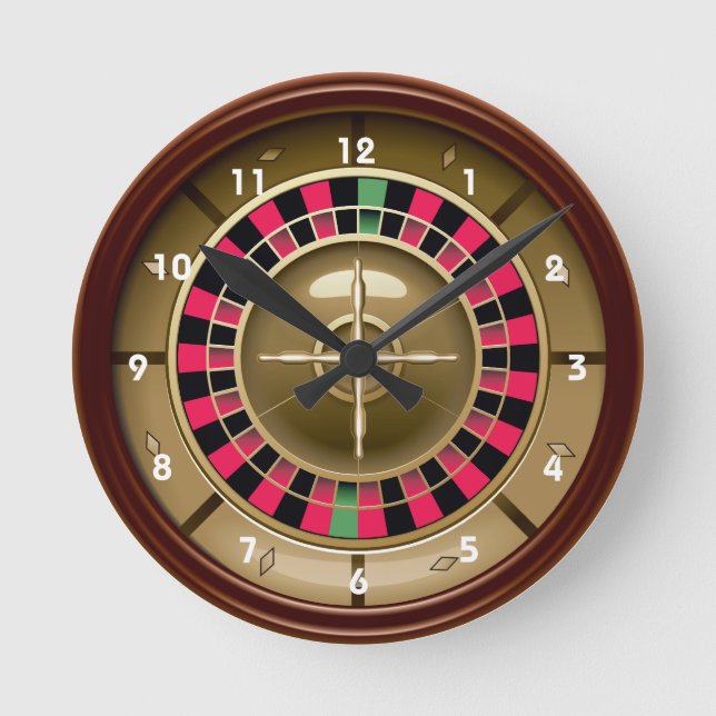 Horloge murale Roulette (Recto)