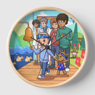 Horloge murale sans cancer