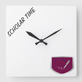 Horloge murale "Scholar Time"