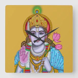 Horloge murale Shree Krishna