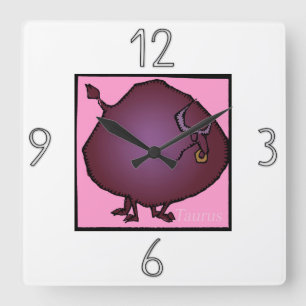Horloge murale signe astrologique Taureau