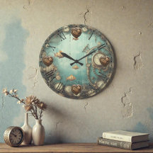 Horloge murale Steampunk sous-marine
