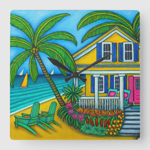 Horloge murale Ticket to Paradise