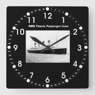 Horloge murale titanique de revêtement de passage