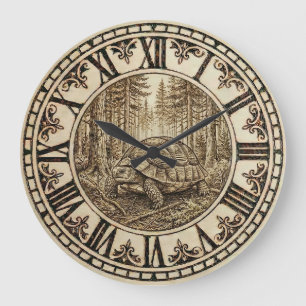 Horloge murale tortue - Stable et sereine