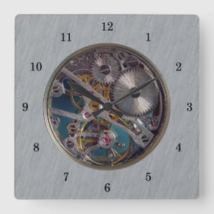 Horloge murale transparente simulée très amusante