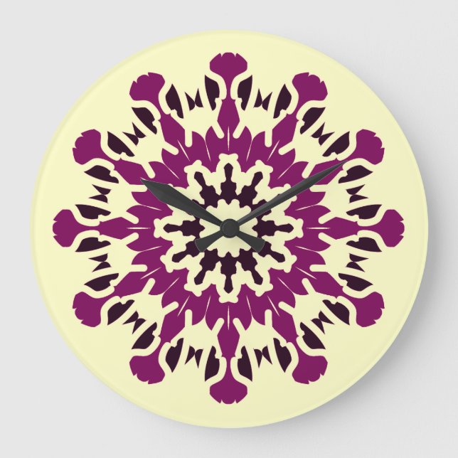 Horloge murale, Un élégant design classique multic (Recto)