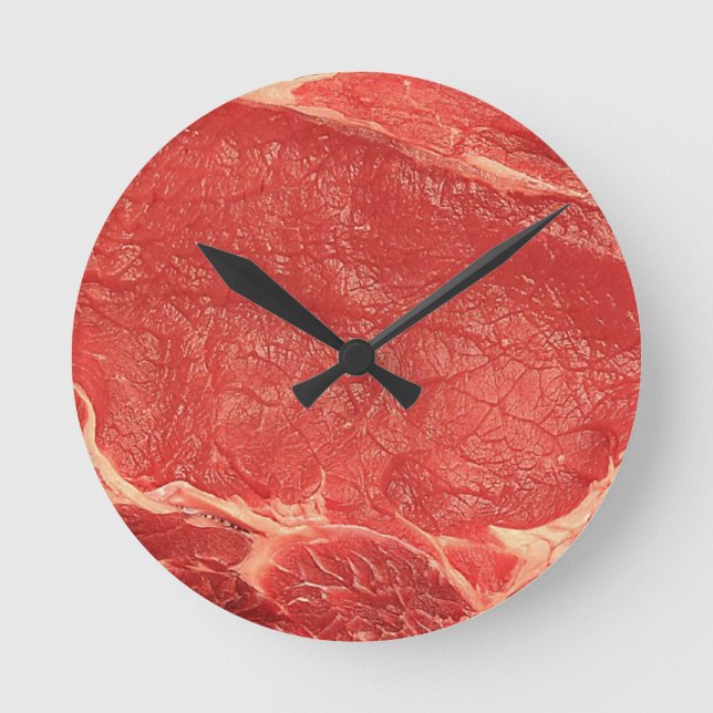 horloge murale, viande, boeuf (Recto)
