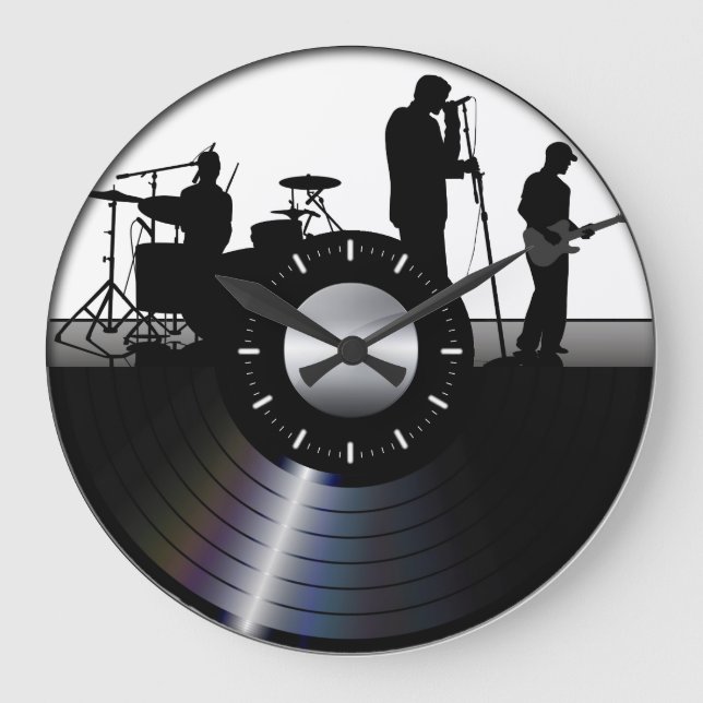 horloge murale vinyle (Recto)