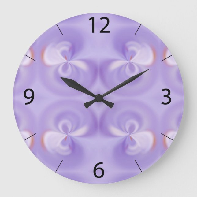 Horloge murale violette (Recto)
