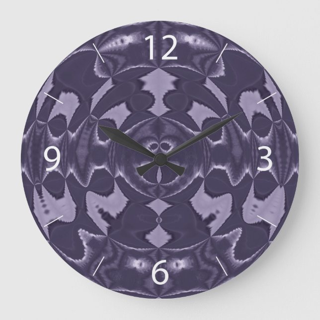 Horloge murale violette (Recto)