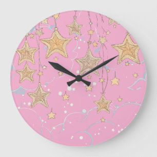 Horloge murale "Vœu sur une étoile"