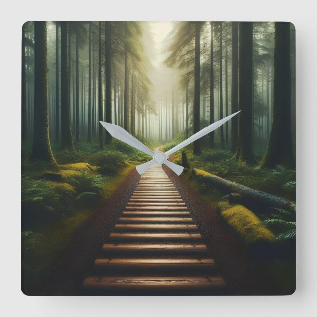 Horloge murale "Voyage à dessein" (Recto)