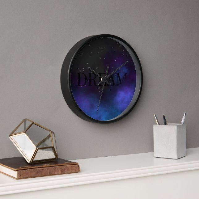Horloge Nébuleuse de l'Espace Rêve (Bureau)
