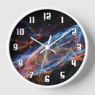 Horloge Nébuleuse du Voile photo de la NASA Hubble dans l'