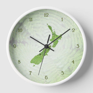 Horloge NEW ZEALAND FERNS