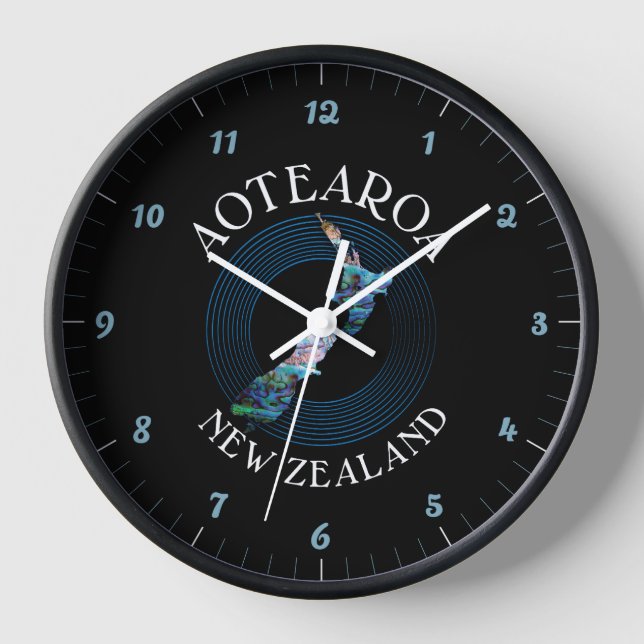 Horloge NEW ZEALAND Paua (Recto)