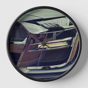 Horloge noire de Mustang