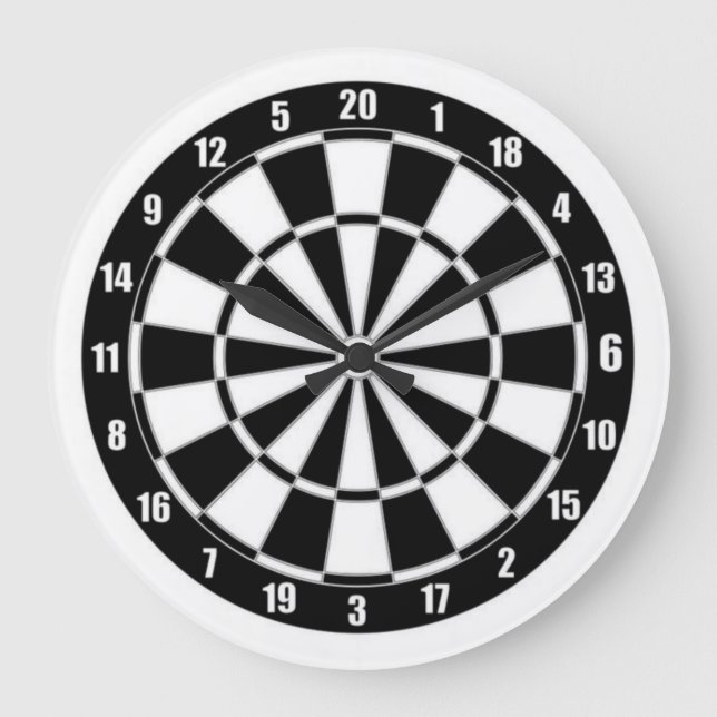 Horloge noire et blanche (Recto)