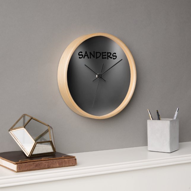Horloge Nom de l'horloge personnalisée (Bureau)