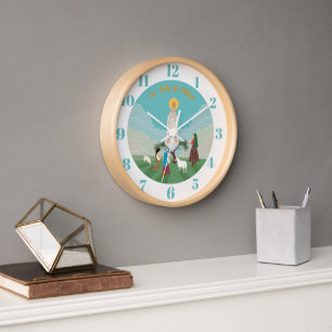 Horloge Notre-Dame de Fatima et les trois bergers