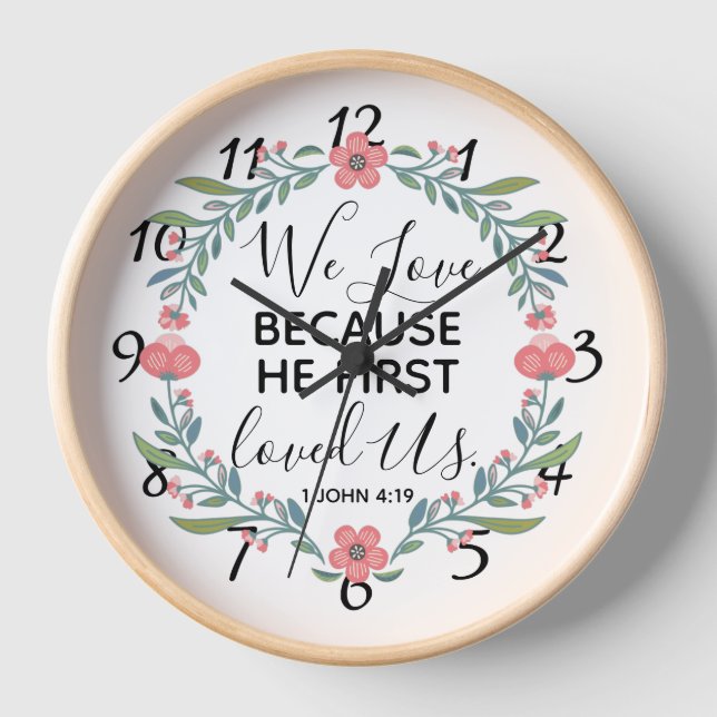 Horloge Nous Aimons Parce Qu'Il Nous Aimait Pour La Premiè (Recto)