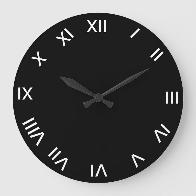 Horloge NUMÉRIQUE ROMAINE (Recto)