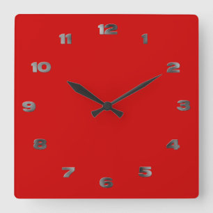 Horloge - Numéros arabes en métal