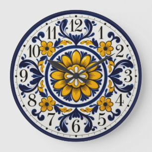 Horloge numérotée Talavera élégante