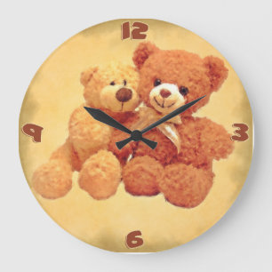 Horloge Ours en Peluche