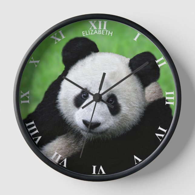 Horloge Panda adorable Géant Cute (Recto)