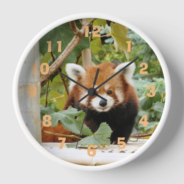 Horloge Panda rouge (Recto)