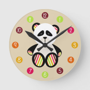 Horloge Panda striée