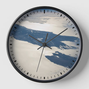 Horloge Panorama depuis l'espace Highlights Cook Strait