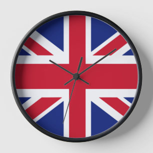 Horloge patriotique britannique Union Jack