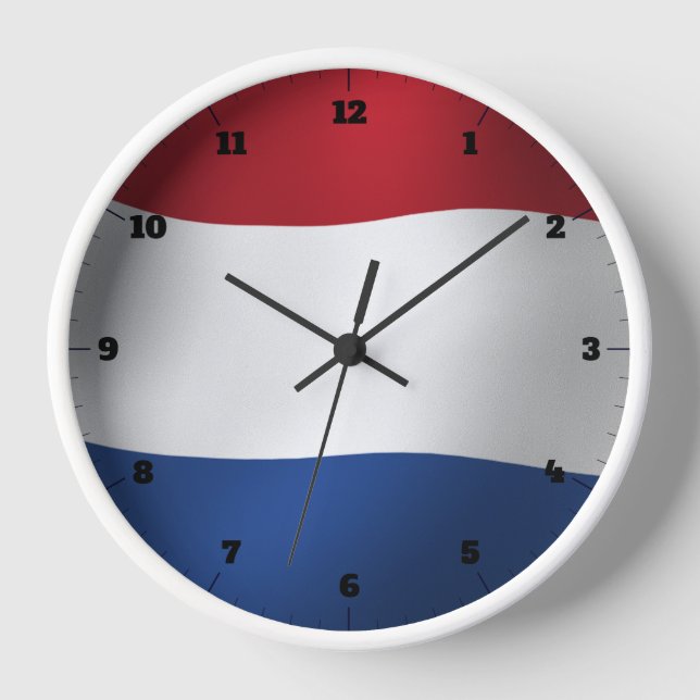 HORLOGE PAYS-BAS FLAG (Recto)